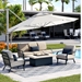 Anthem Sofa and Lounge Chair Set with Fire Table