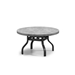 Homecrest Concrete 42" Round Chat Universal Base Table - No Umbrella Hole - 3742RCCTNU