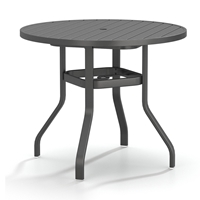 Homecrest Latitude 42" Balcony Table with Umbrella Hole - 34"H - 3742RBLT