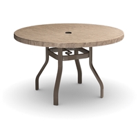 Homecrest Slate 48 inch Round Balcony Table - 3748RBSL