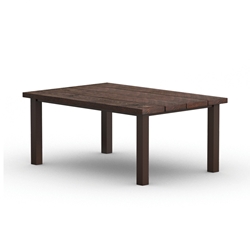 Homecrest Timber 62" x 42" Rectangular Dining Post Base Table - No Umbrella Hole - 254262DTMNU