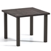 Homecrest Timber 42" Square Balcony Post Base Table - No Umbrella Hole - 2542SBTMNU