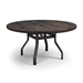 Homecrest Timber 54" Round Dining Universal Base Table with Umbrella Hole - 3754RDTM