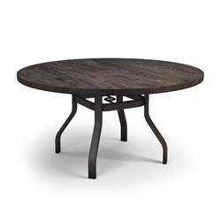 Homecrest Timber 54" Round Dining Universal Base Table - No Umbrella Hole - 3754RDTMNU