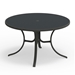 48" Round Value Hammered Dining Table with Graphite Frame and Graphite MGP Top