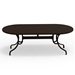 84" x 42" Hammered Value MGP Oval Dining Table in Kona with Kona MGP Top