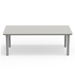 MGP 84" x 42" Rectangle Dining Table in Warm Grey