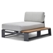 Woodard Gather RHF Chaise Unit with NextTeak Accent - 7B0473N