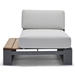 Woodard Gather LHF Chaise front view