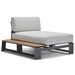 Woodard Gather LHF Chaise Unit with NextTeak Accent