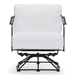 Woodard Reed Swivel Lounge Chairs front view