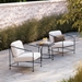 Reed Wrought Iron Lounge Chair Patio Set